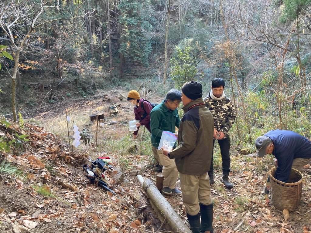 山の神様に感謝と安全を祈願しました