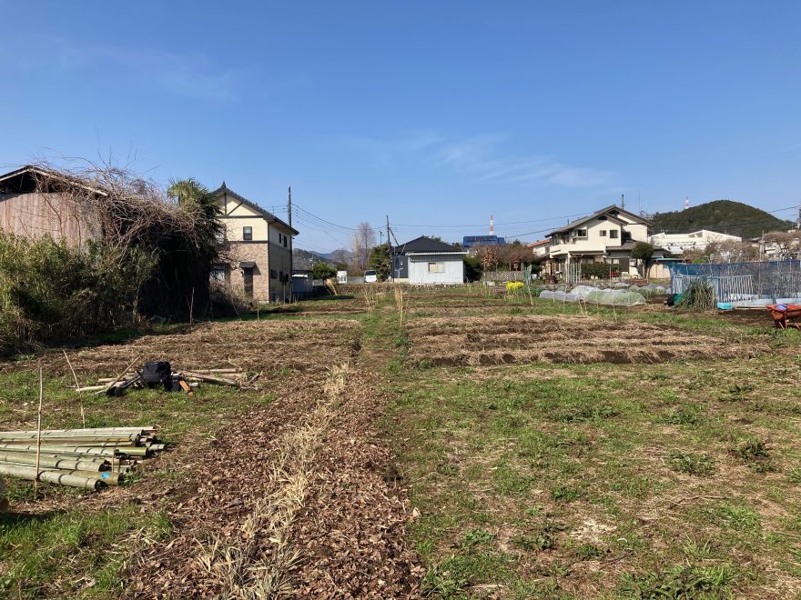 縄文ファーム（小屋の設置前）