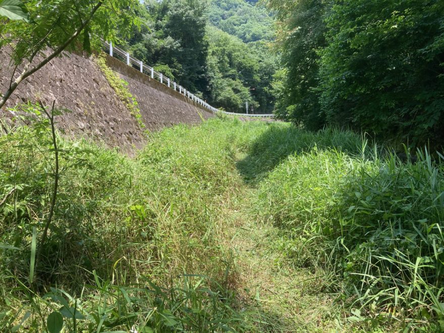 栃谷地区の作業後